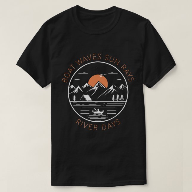 T-shirt Jours de rivière (Design devant)