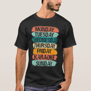 T-shirt Jours de semaine Travail Lundi Mercredi Vendredi S