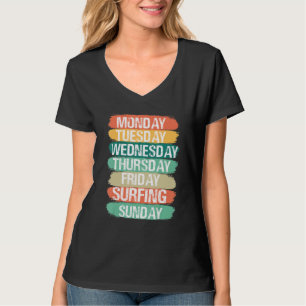 T-shirt Jours de semaine Travail Lundi Mercredi Vendredi S