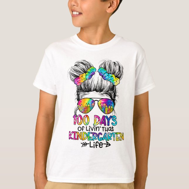 T-shirt Jours De Vie De Cette Maternelle Vie 100 Jours De (Devant)
