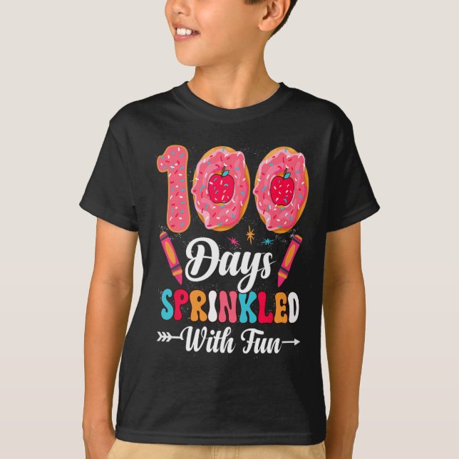 T-shirt Jours D'École Saupoudrés De Cupcake Stu Fun (Devant)