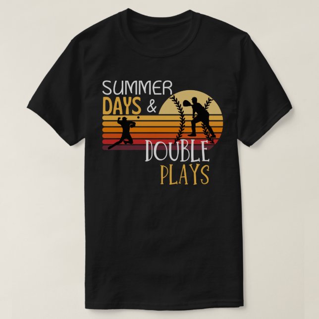 T-shirt Jours d'été et double (Design devant)