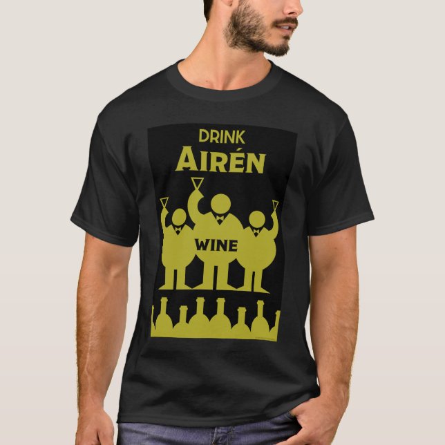 T-shirt Jours internationaux du vin Airen (Devant)
