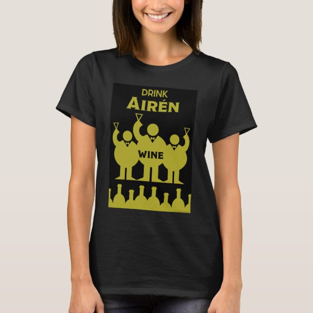 T-shirt Jours internationaux du vin Airen (Devant)