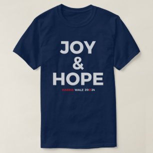 T-shirt Joy and Hope - Harris Walz 2024