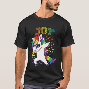 T-shirt Joy Dabbing Unicorn