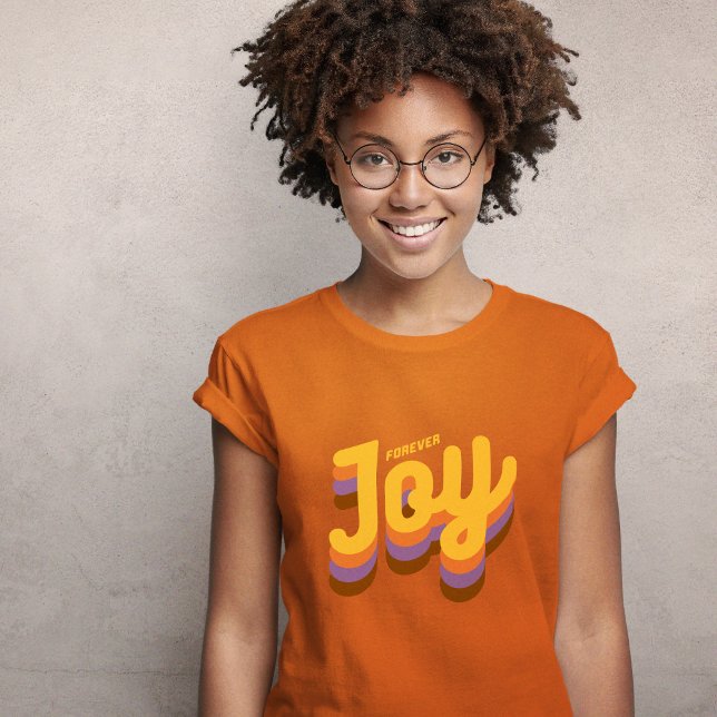 T-shirt Joy Forever Orange (Joy Forever Orange T-Shirt)