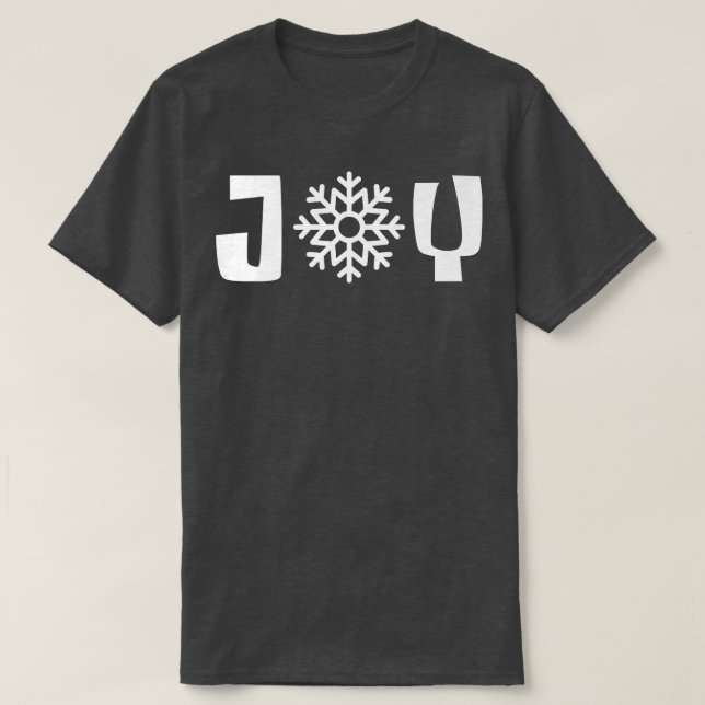 T-shirt Joy Joyeux Noël Yuletide saison Famille Matchin (Design devant)
