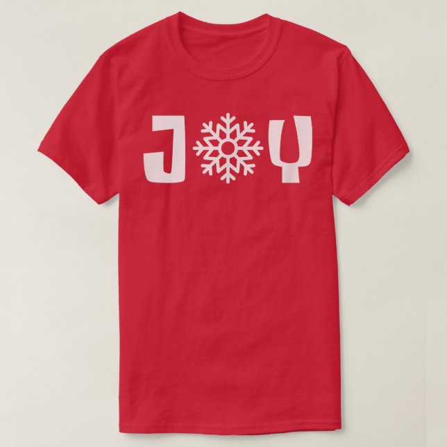 T-shirt Joy Joyeux Noël Yuletide saison Famille Matchin (Design devant)