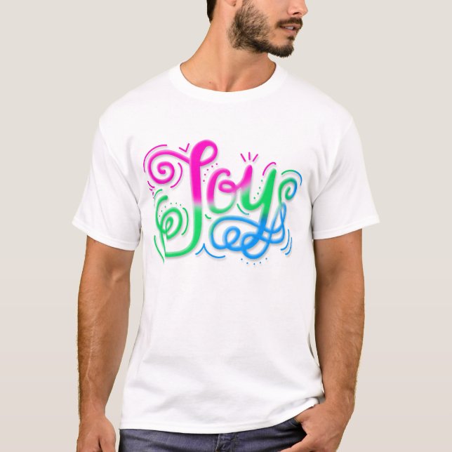 T-shirt Joy Letting Main Poly Polysexuel (Devant)