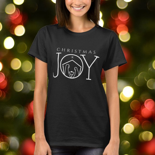 T-shirt JOY Nativité Christian Noël religieux (Créateur téléchargé)