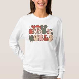T-shirt Joy to the World Christmas Disco