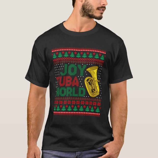 T-shirt Joy Tuba World Ugly Music (Devant)