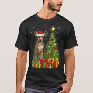 T-shirt Joyau de Noël Staffordshire Bull Terrier Chien Noë