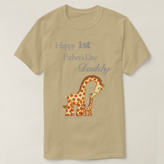 T-shirt Joyeuse 1ère Fête des pères Daddy Triblend (Design devant)