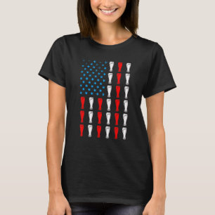 T-shirt Joyeuse 4 juillet bière célébrant la liberté Drape