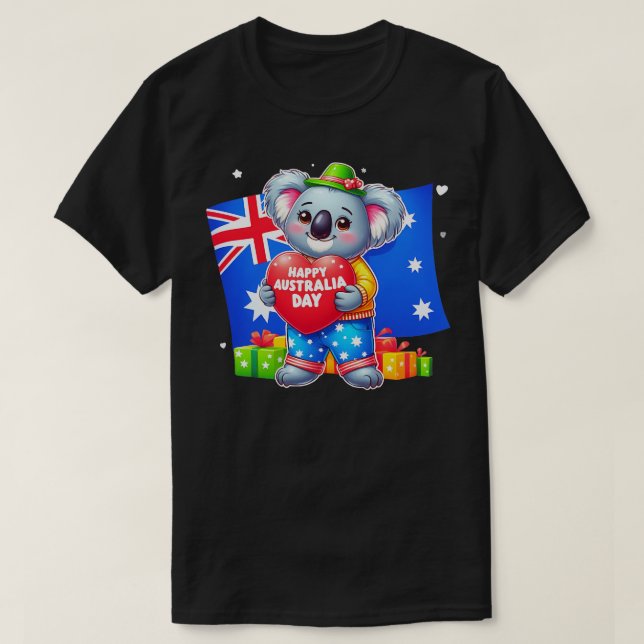 T-shirt Joyeuse Australia Day 14 (Design devant)