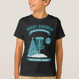 T-shirt Joyeuse chaîne de Discmas Gang Disc Golfers Deligh