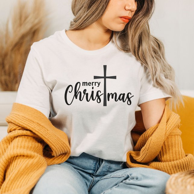 T-shirt Joyeuse Chemise croix de Noël (Créateur téléchargé)