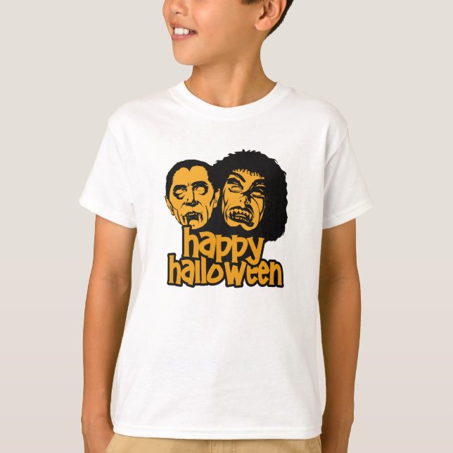 T-shirt Joyeuse chemise Halloween (Devant)