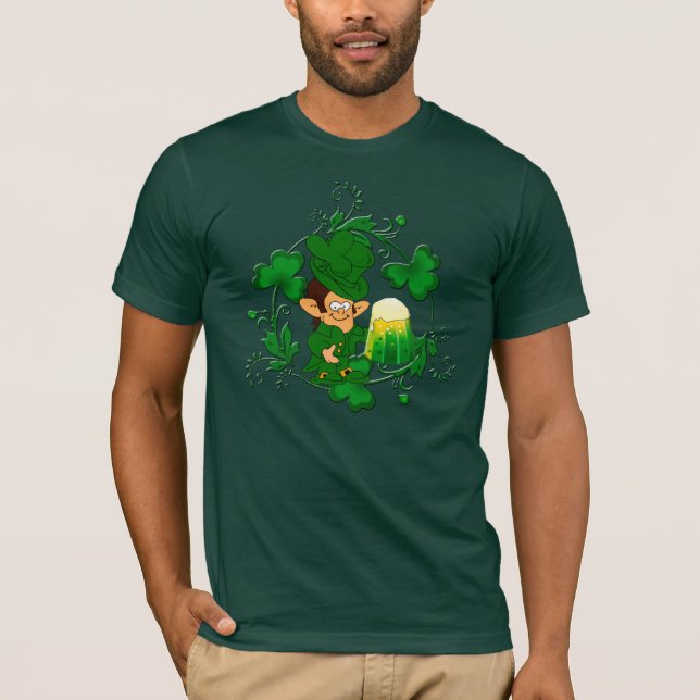 T-shirt Joyeuse chemise Leprechaun (Devant)