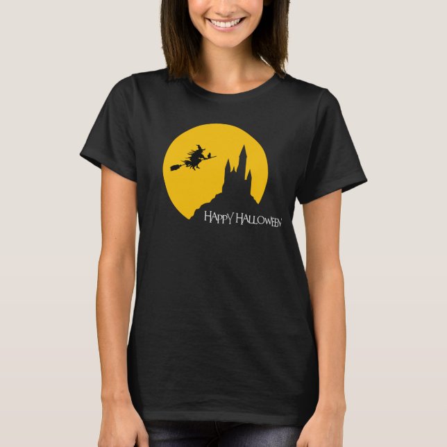 T-shirt Joyeuse Chemise sorcière Halloween (Devant)