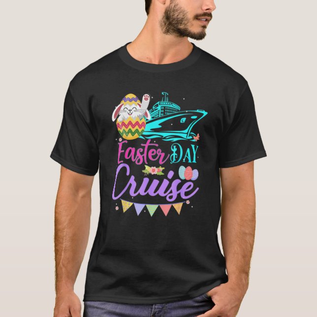 T-shirt Joyeuse croisière de Pâques Bateau de croisière am (Devant)