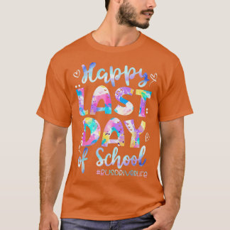 T-shirt Joyeuse Dernière Journée De Conducteur De Bus Scol