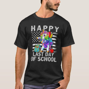 T-shirt Joyeuse Dernière Journée De L'École Dabbing Unicor