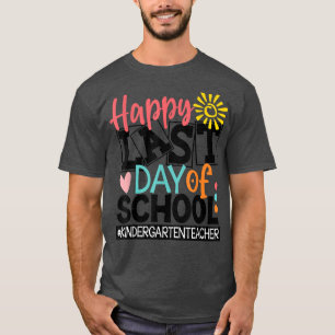 T-shirt Joyeuse Dernière journée de l'école maternelle Étu