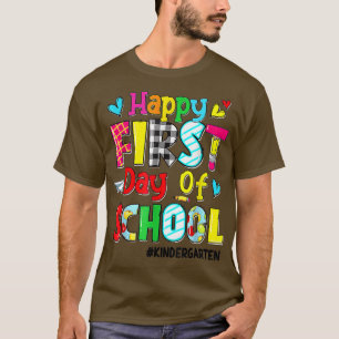 T-shirt Joyeuse Dernière Journée De L'École Maternelle Ret