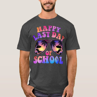 T-shirt Joyeuse Dernière Journée De L'École Vacances Été D