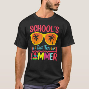 T-shirt Joyeuse Dernière Journée D'École À L'Été Enseignan
