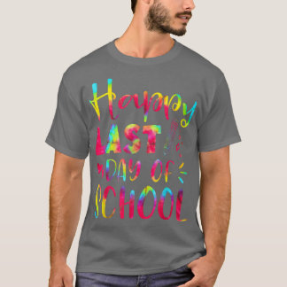 T-shirt Joyeuse Dernière journée d'école Rainbow Student H
