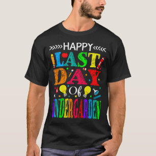 T-shirt Joyeuse Dernière Journée D'Enseignant De Diplôme D