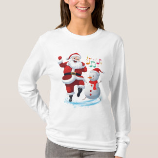 T-shirt Joyeuse fête de danse de Noël