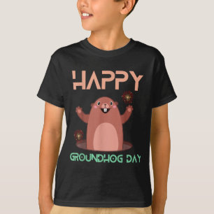 T-shirt Joyeuse fête de la marmotte 2025 Costume d'amoureu