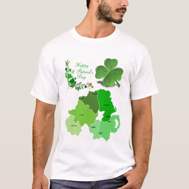 T-Shirt Joyeuse Fête de la Saint-Patrick (Devant)