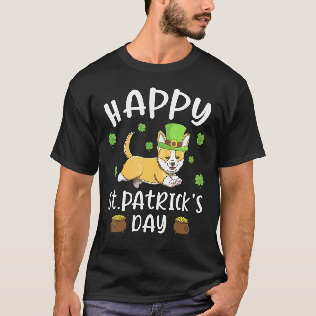 T-shirt Joyeuse Fête de la Saint-Patrick Drôle Saint Patri (Devant)