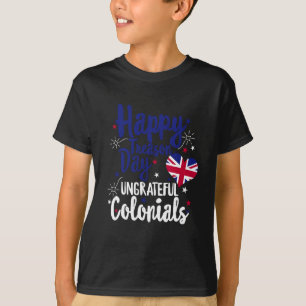 T-shirt Joyeuse Fête de la Trahison Colonies Ingrates Indé