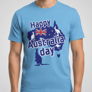 T-shirt Joyeuse fête de l'Australie 