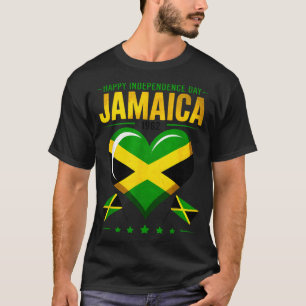 T-shirt Joyeuse fête de l'indépendance Jamaïque 1962 Drape