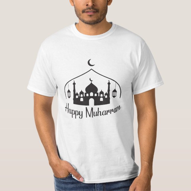 T-shirt Joyeuse fête de Muharram  (Devant)