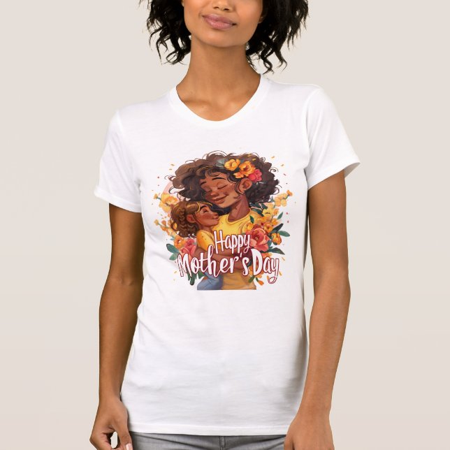T-shirt Joyeuse Fête des Mères (Devant)