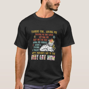 T-shirt Joyeuse Fête des Mères à la Meilleure Maman de Cha
