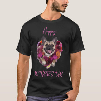 T-shirt Joyeuse Fête des Mères Bouledogue Français Frenchi