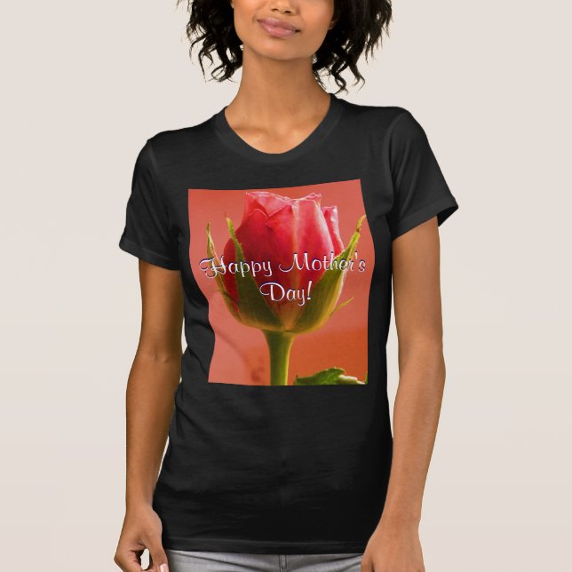 T-shirt Joyeuse Fête des Mères Rose I (Devant)