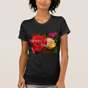 T-shirt Joyeuse fête des mères Roses rouges Jaunes II