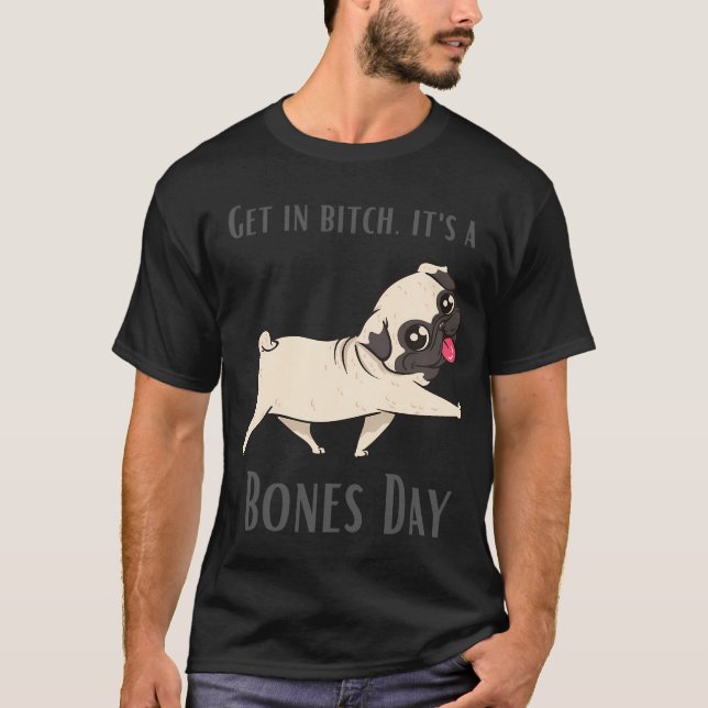 T-shirt Joyeuse Fête des Os (Devant)