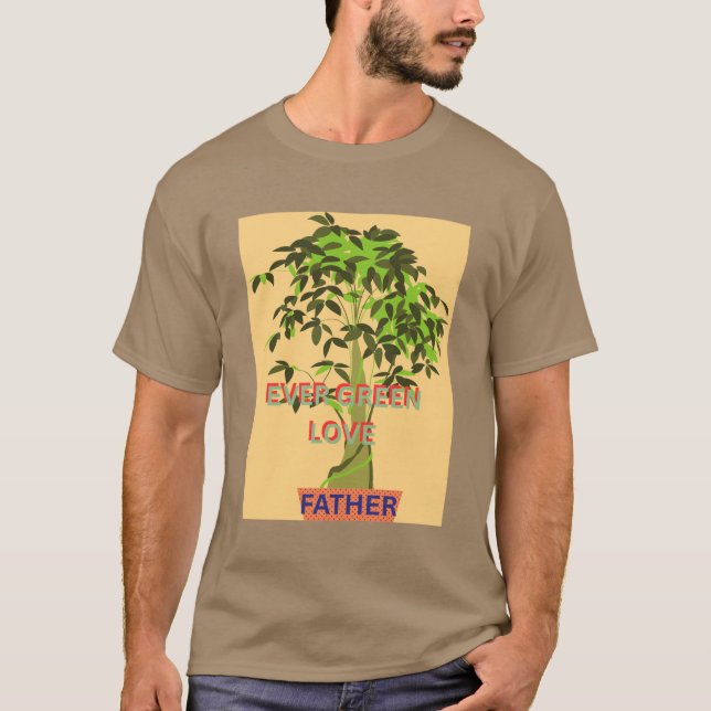 T-shirt Joyeuse fête des pères  (Devant)
